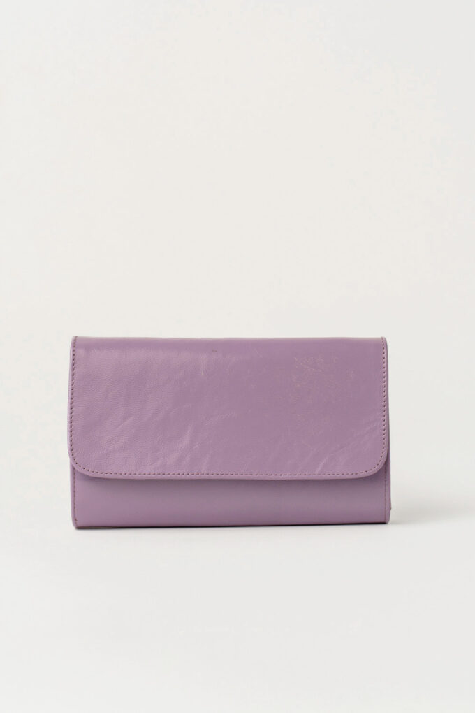 Bolso Cabby Brillo Violeta