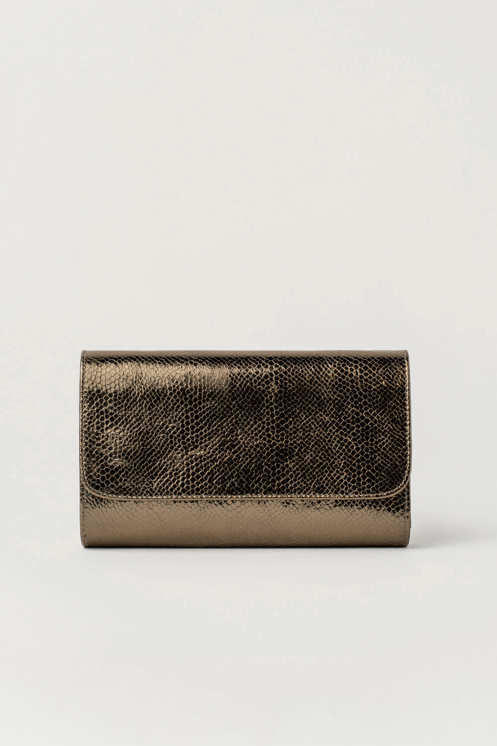 Bolso Cabby Oro Antiguo Brillo Elpahe