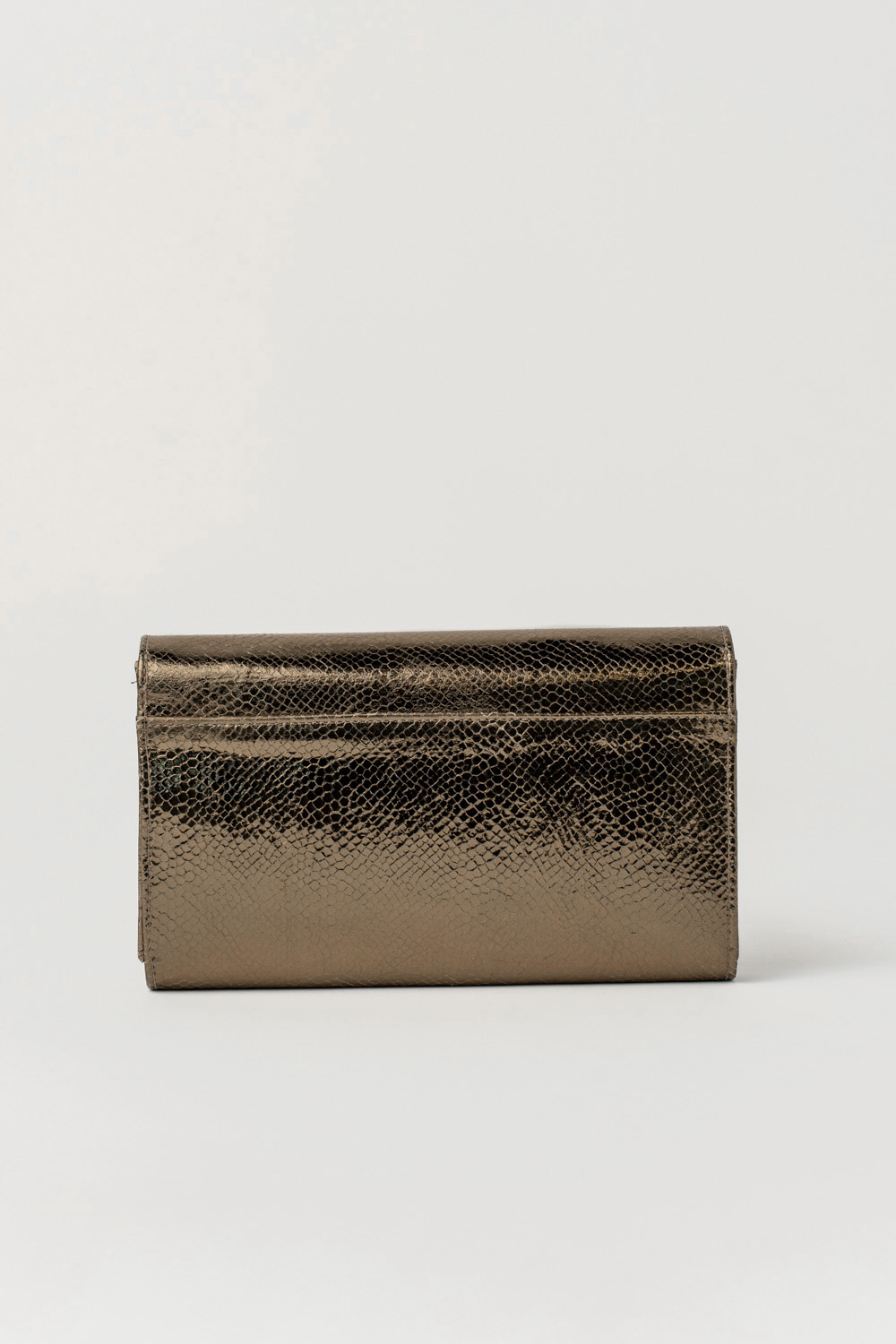 Bolso Cabby Oro Antiguo Brillo Elpahe - Imagen 2