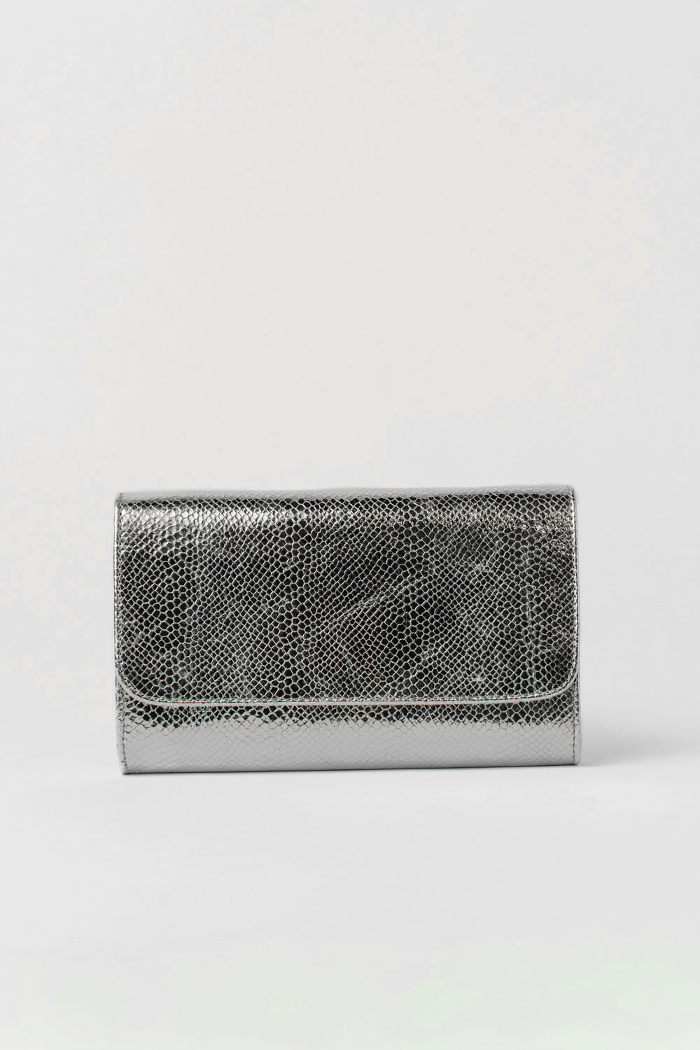 Bolso Cabby Plata Brillo Elpahe