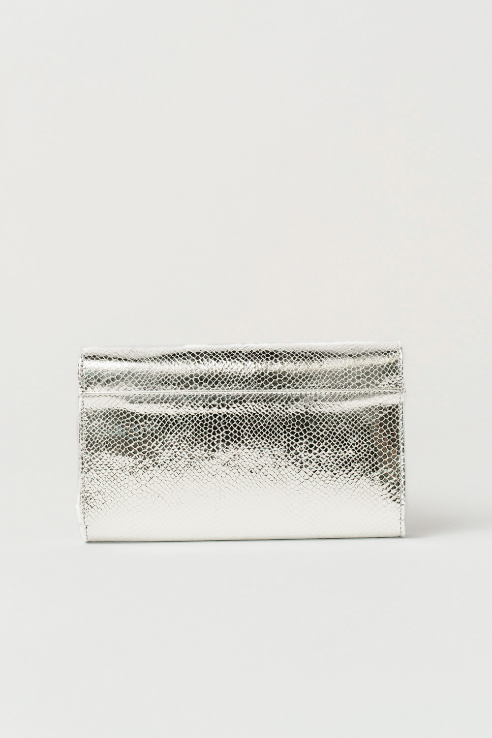 Bolso Cabby Plata Brillo Elpahe - Imagen 2