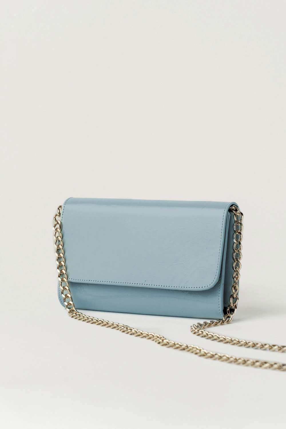 Bolso Cabby Brillo Celeste - Imagen 3
