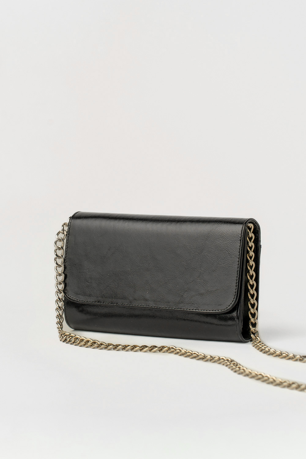 Bolso Cabby Brillo Negro - Imagen 3