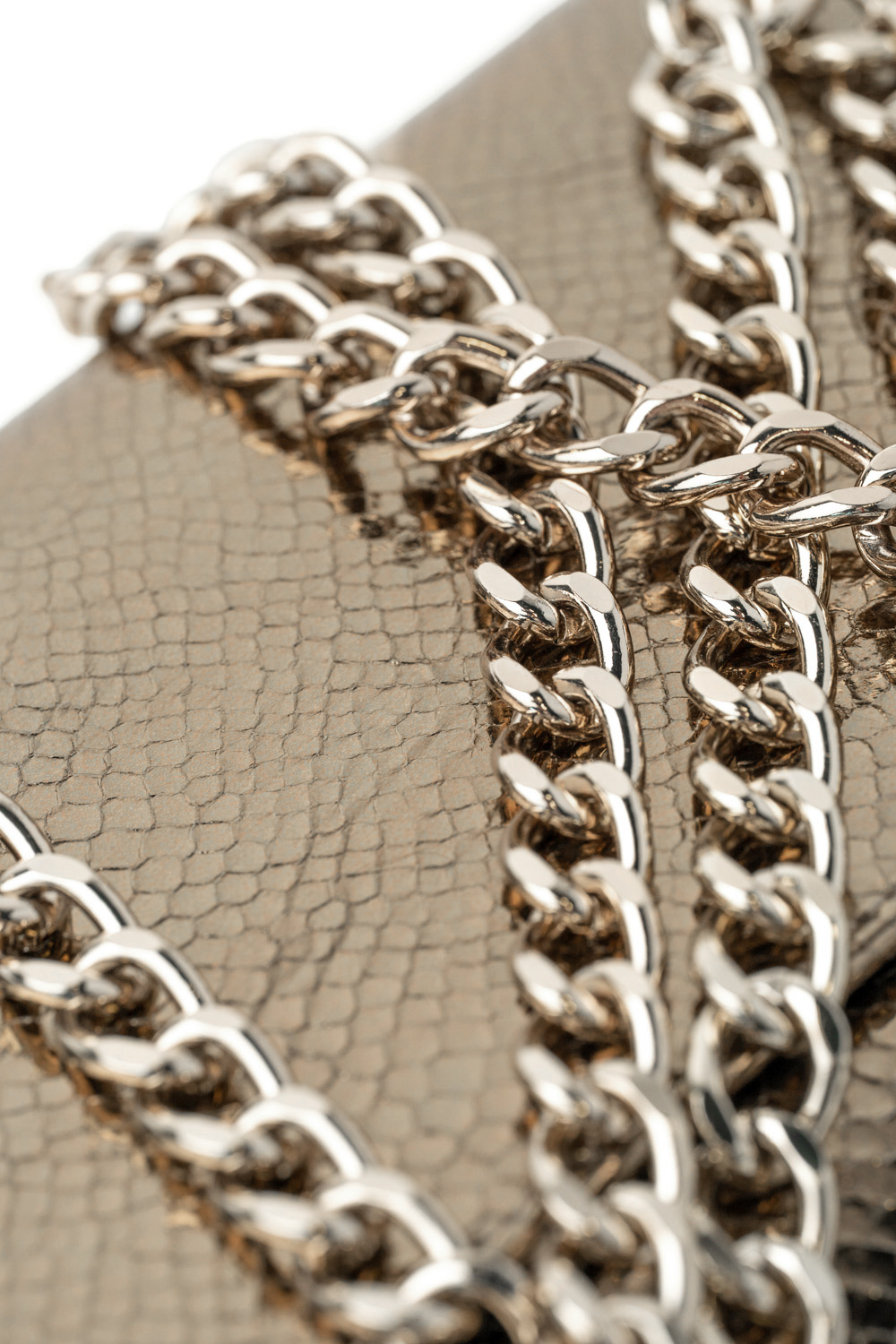 Bolso Cabby Oro Antiguo Brillo Elpahe - Imagen 4