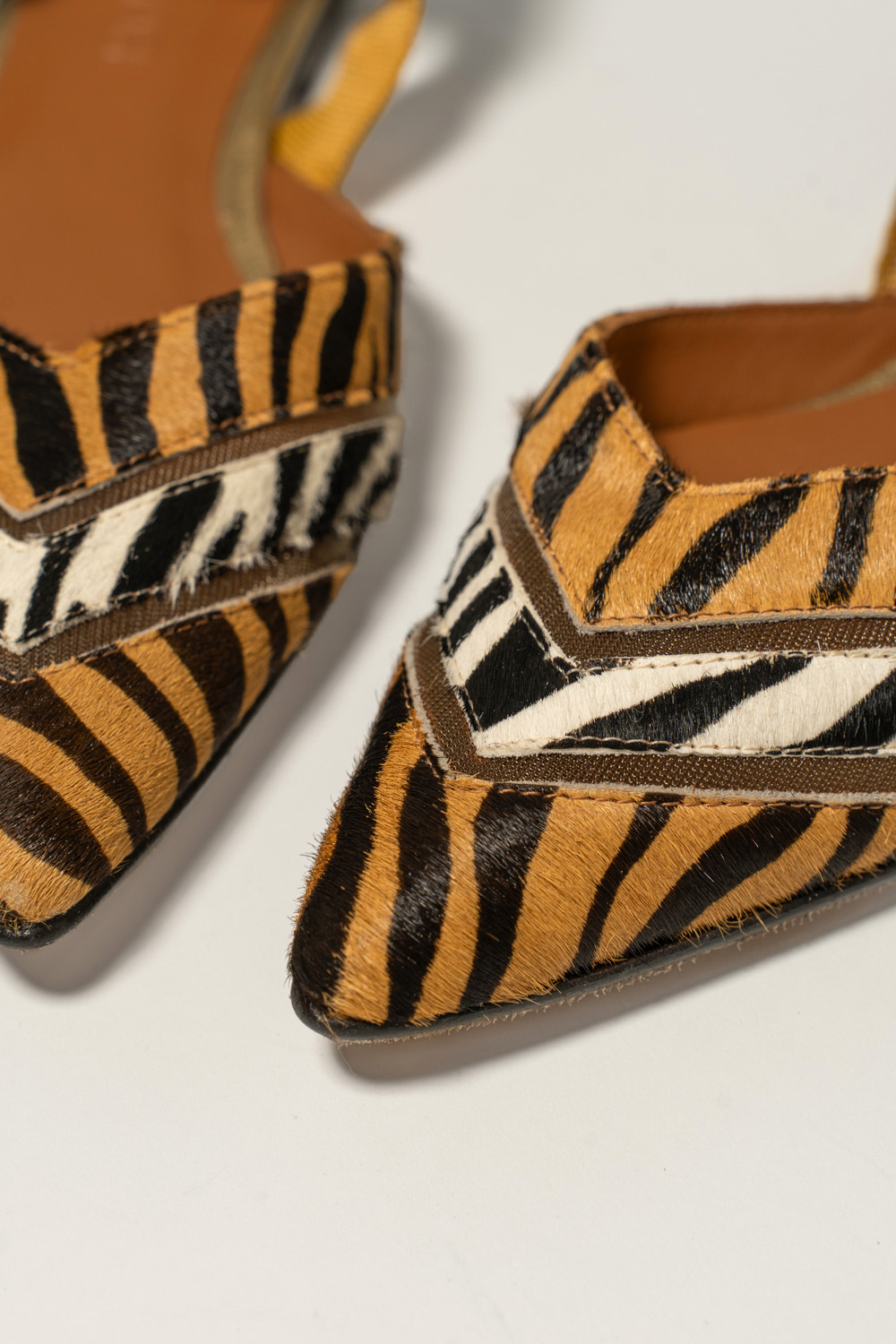 Slingback Plano Elba Equur Naranja - Imagen 4