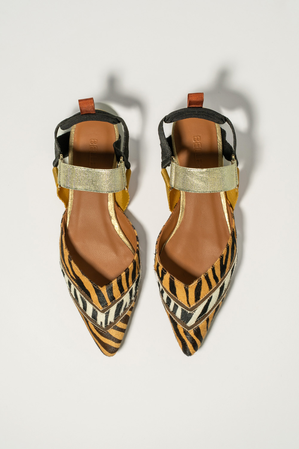 Slingback Plano Elba Equur Naranja - Imagen 5