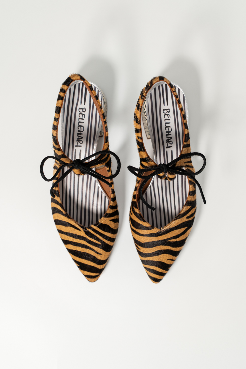Slingback de tacón medio Nea equus naranja art deco - Imagen 4