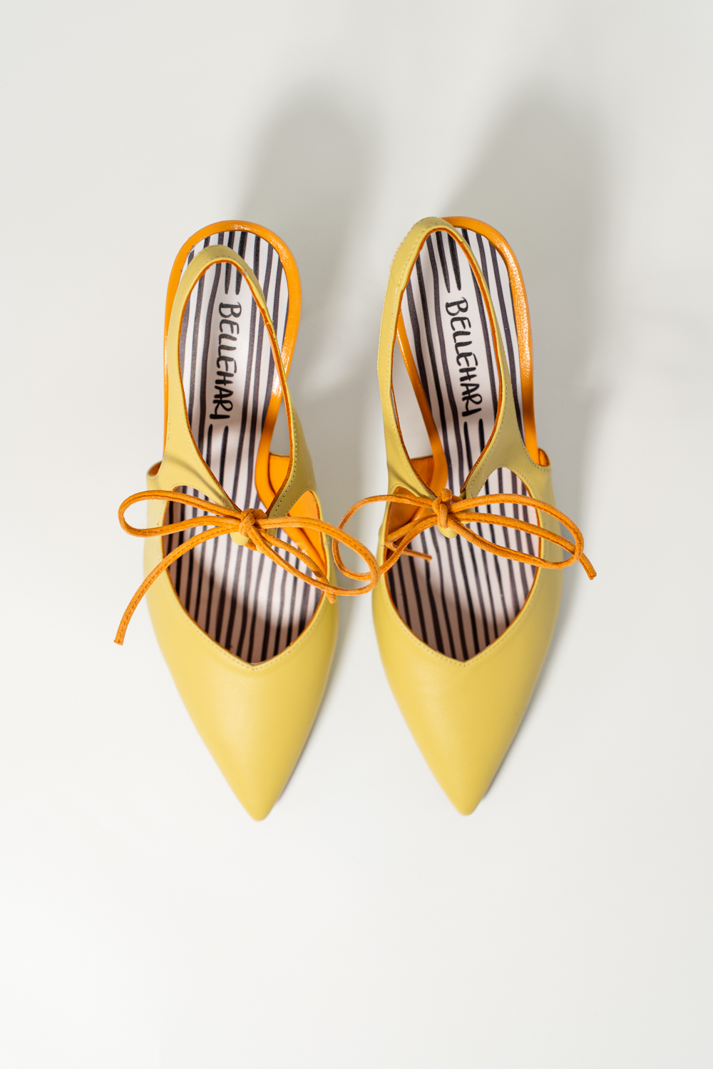 Salón Slingback Adara Amarillo naranja - Imagen 4