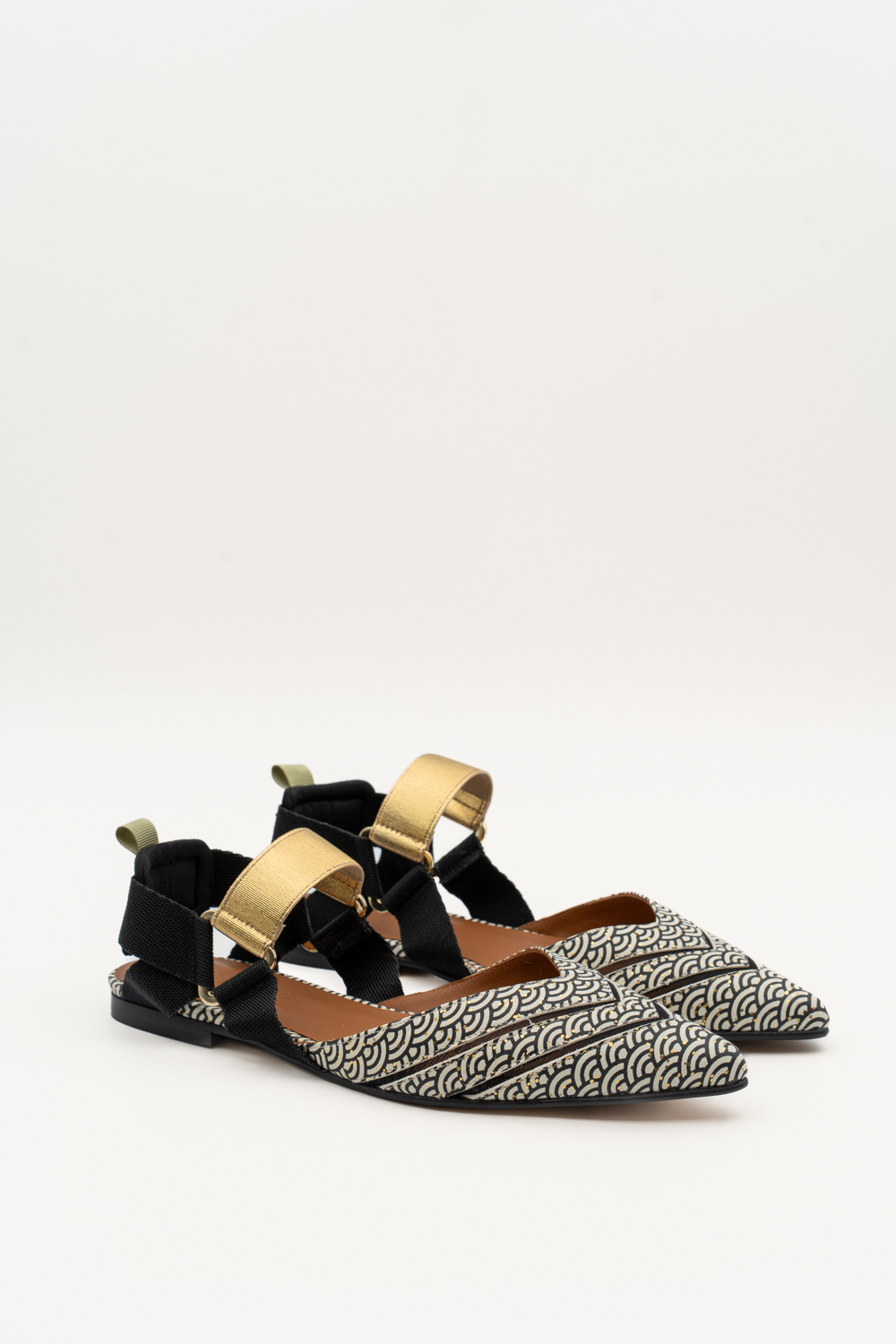 Slingback plano Elba art déco - Imagen 2