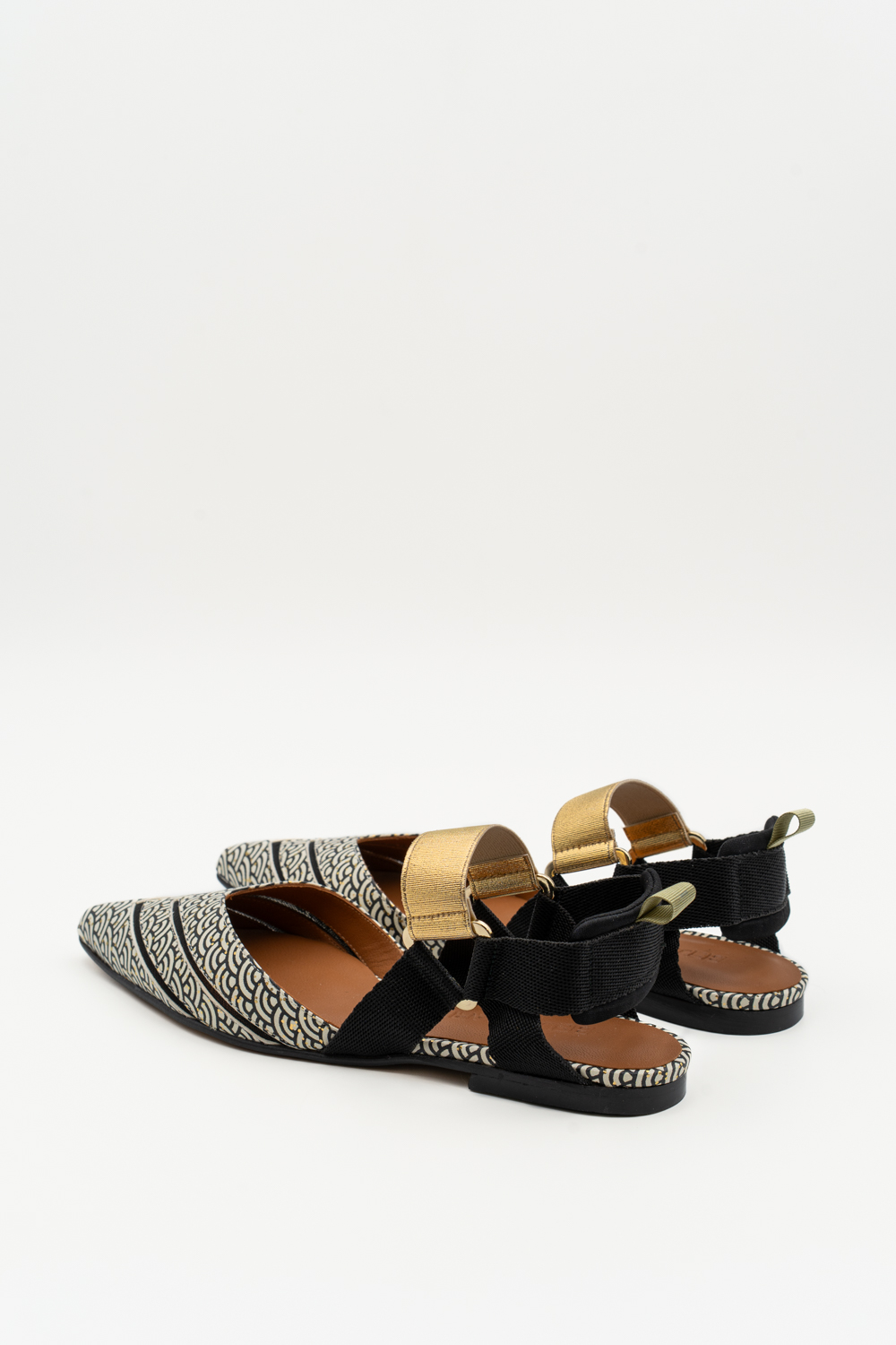 Slingback plano Elba art déco - Imagen 3