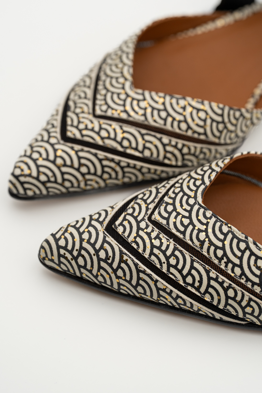 Slingback plano Elba art déco - Imagen 5