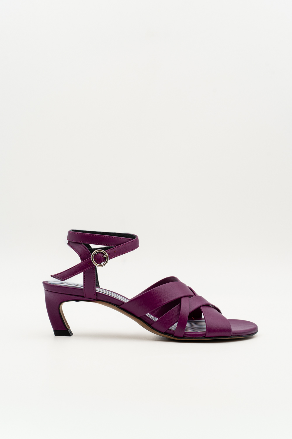 Sandalia de Tacón Kitten Jocelyne Fucsia Oscuro
