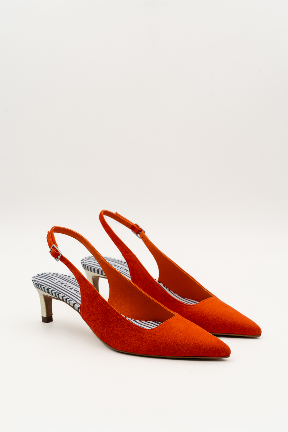 Salón Slingback Maelle naranja - Imagen 2