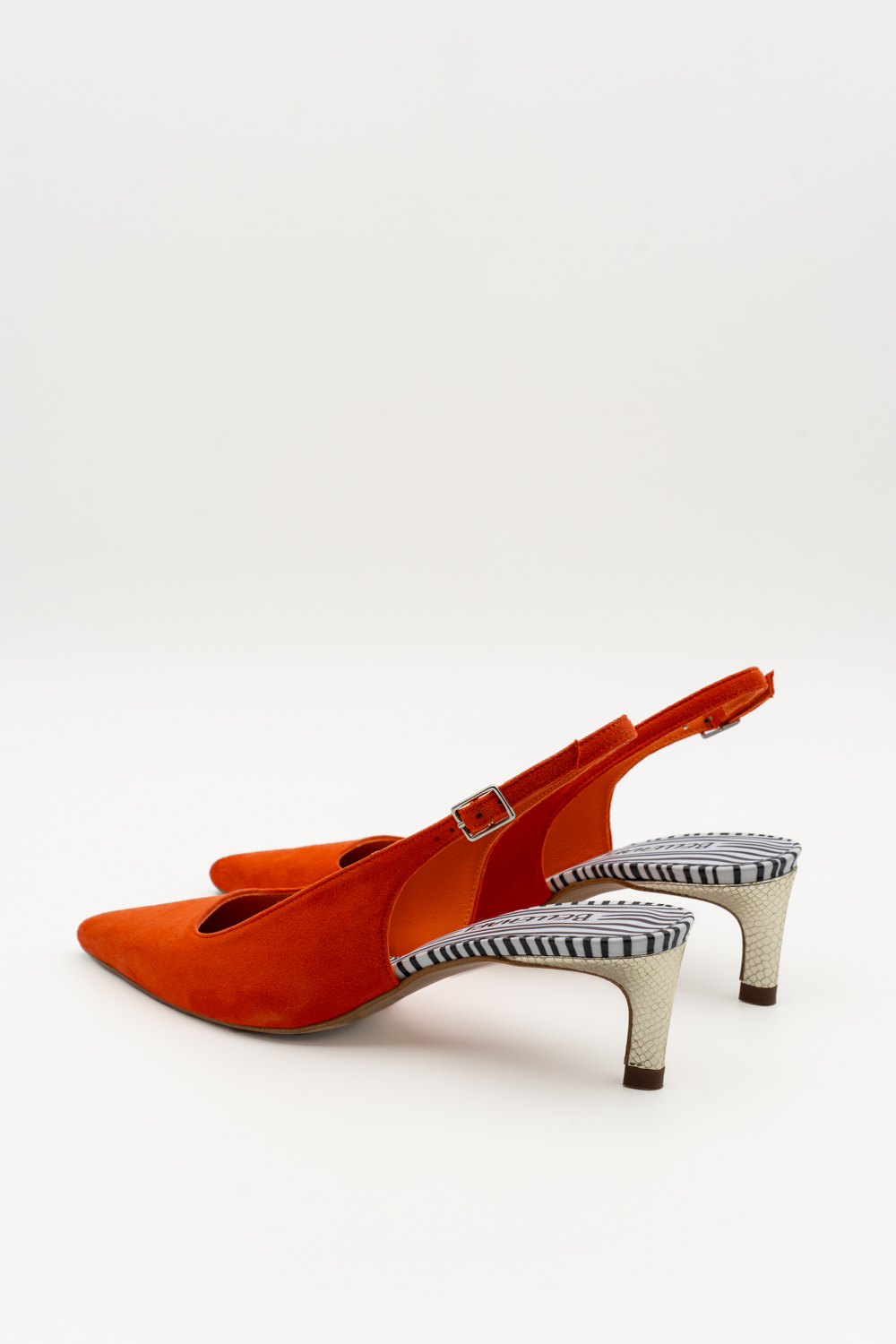 Salón Slingback Maelle naranja - Imagen 3