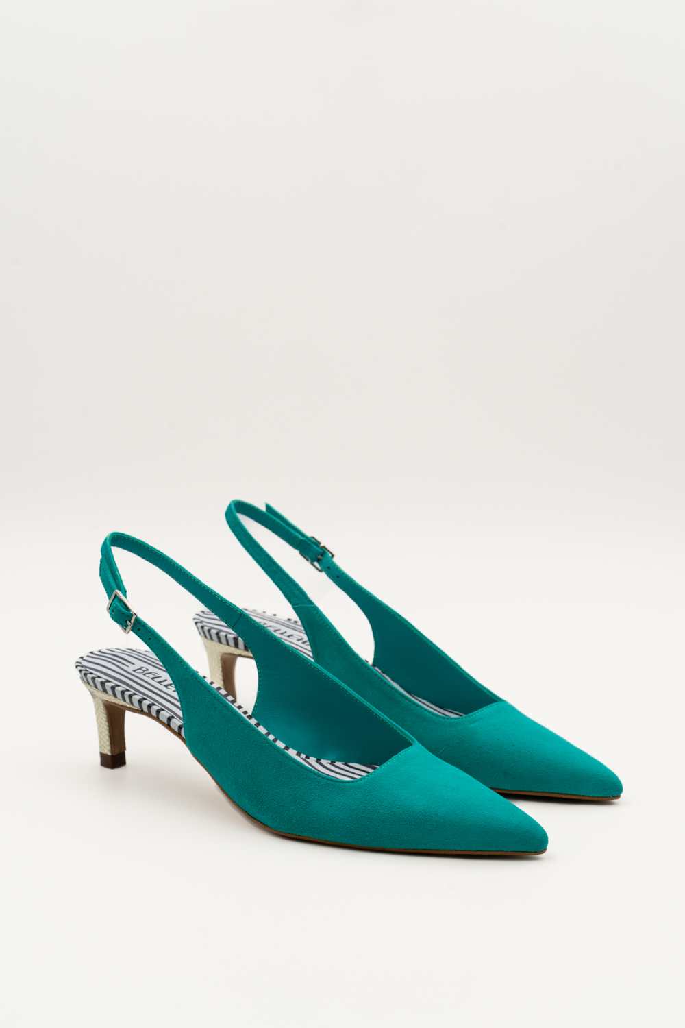 Salón Slingback Maelle turquesa - Imagen 2