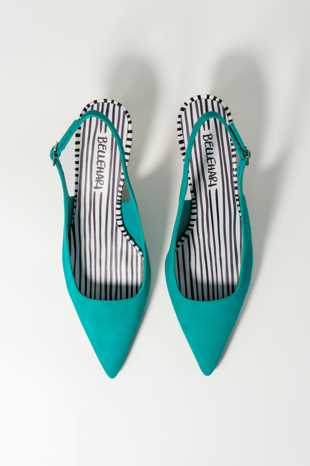 Salón Slingback Maelle turquesa - Imagen 4