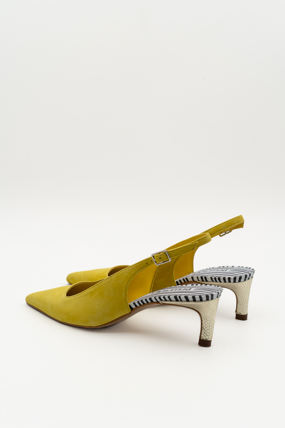 Salón Slingback Maelle mostaza - Imagen 3
