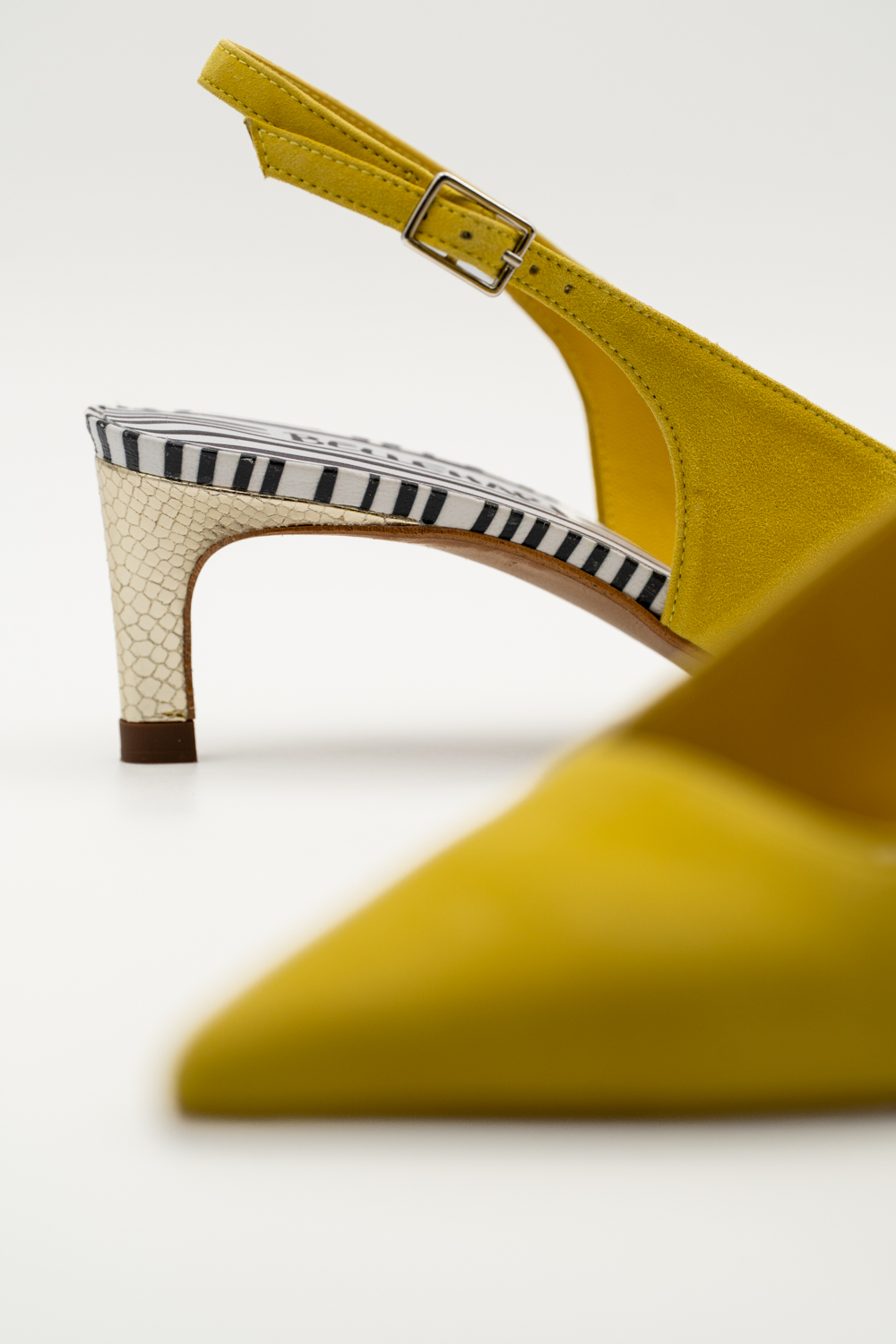 Salón Slingback Maelle mostaza - Imagen 5