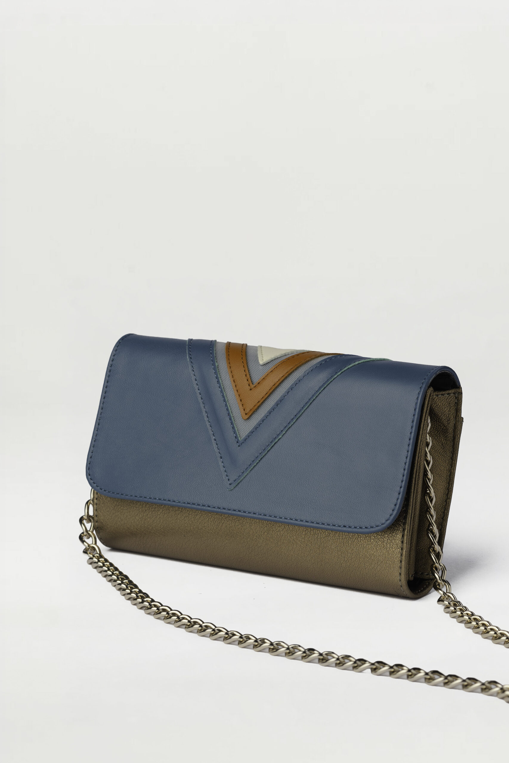 Bolso Tresse azul marrón - Imagen 3