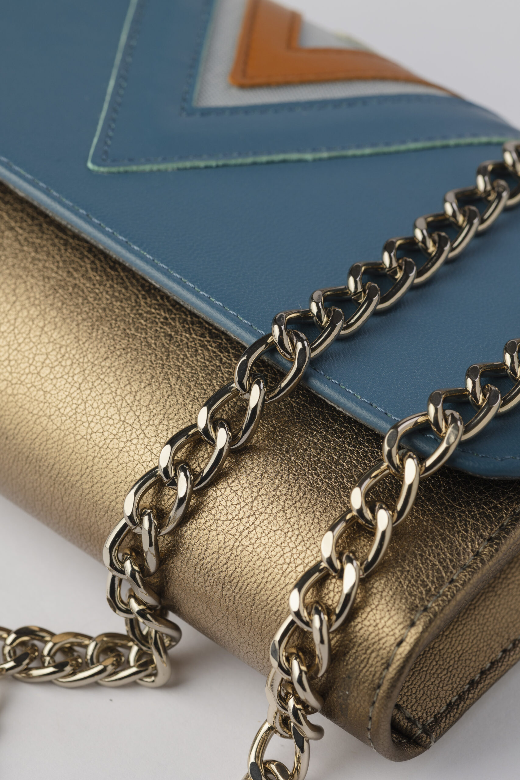 Bolso Tresse azul marrón - Imagen 4
