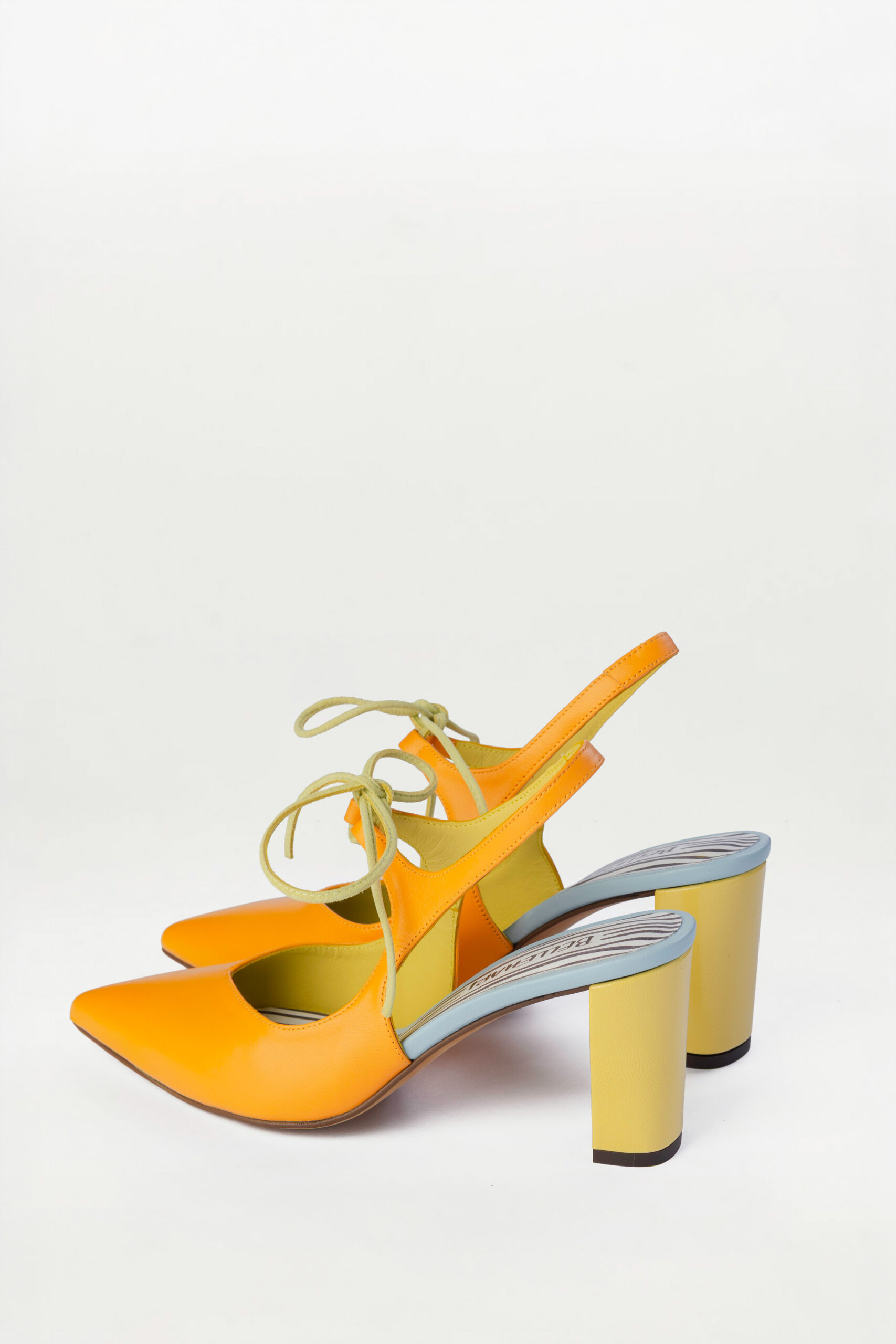 Salón Slingback Adara Naranja amarillo - Imagen 3