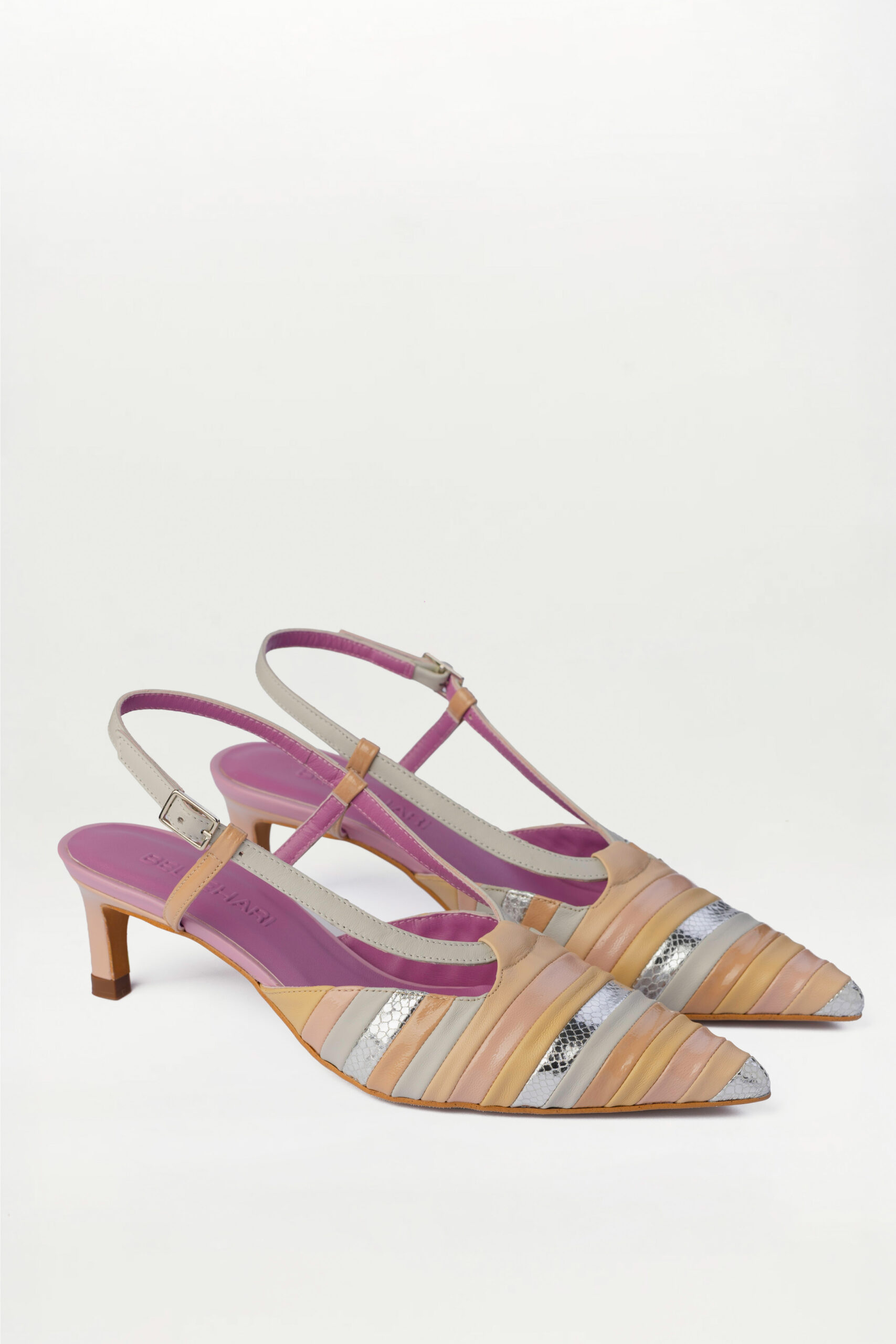 Salón Slingback Sirocco blanco nude - Imagen 2