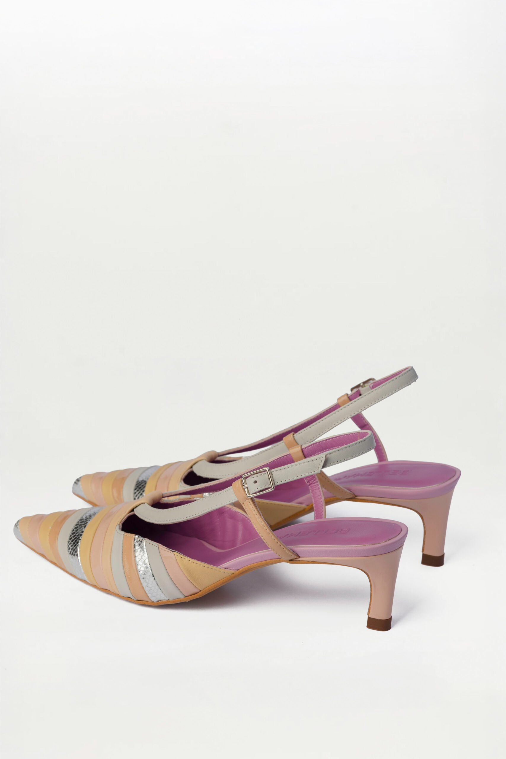 Salón Slingback Sirocco blanco nude - Imagen 3