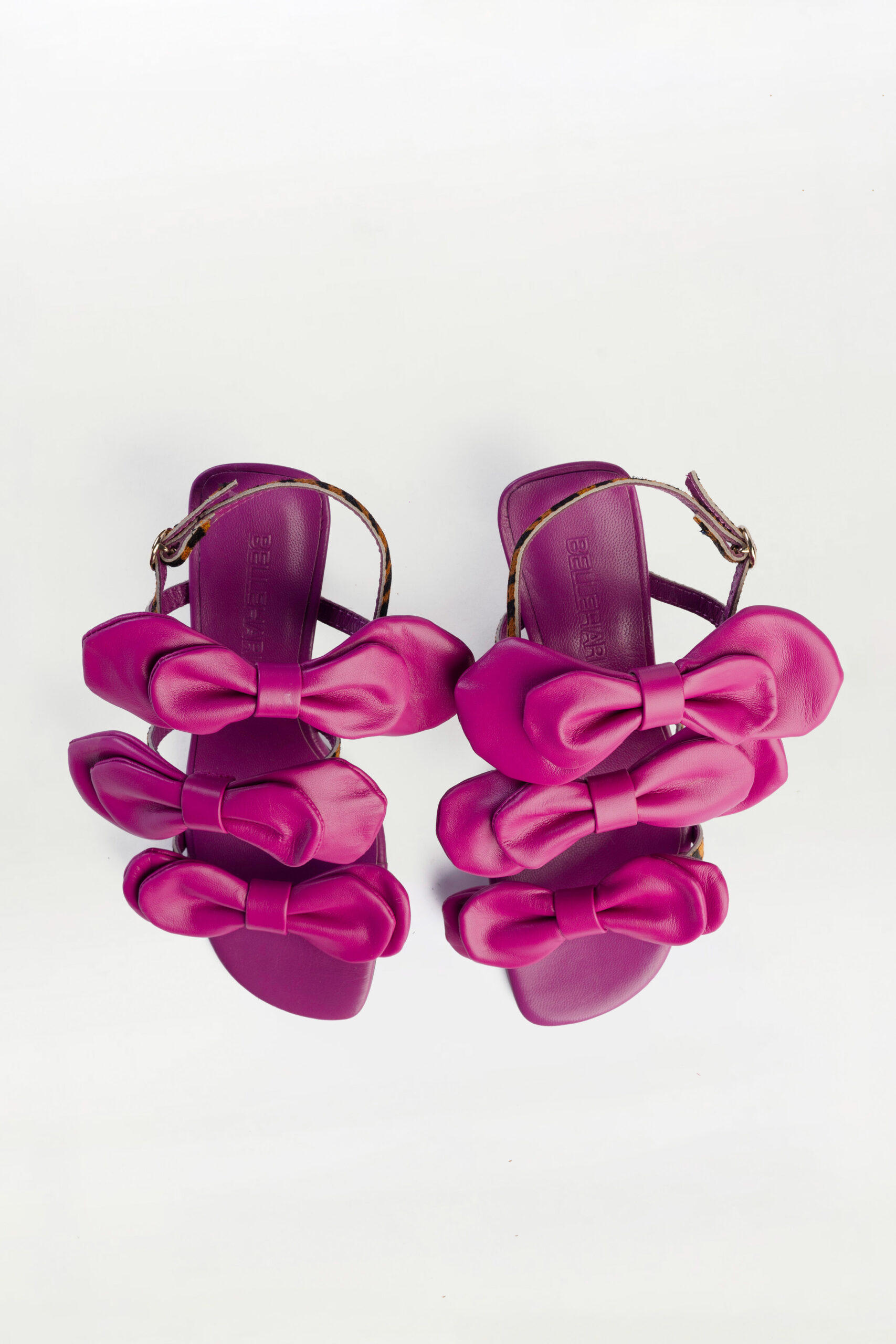 Sandalia de tacón slingback Boucle rosa - Imagen 4