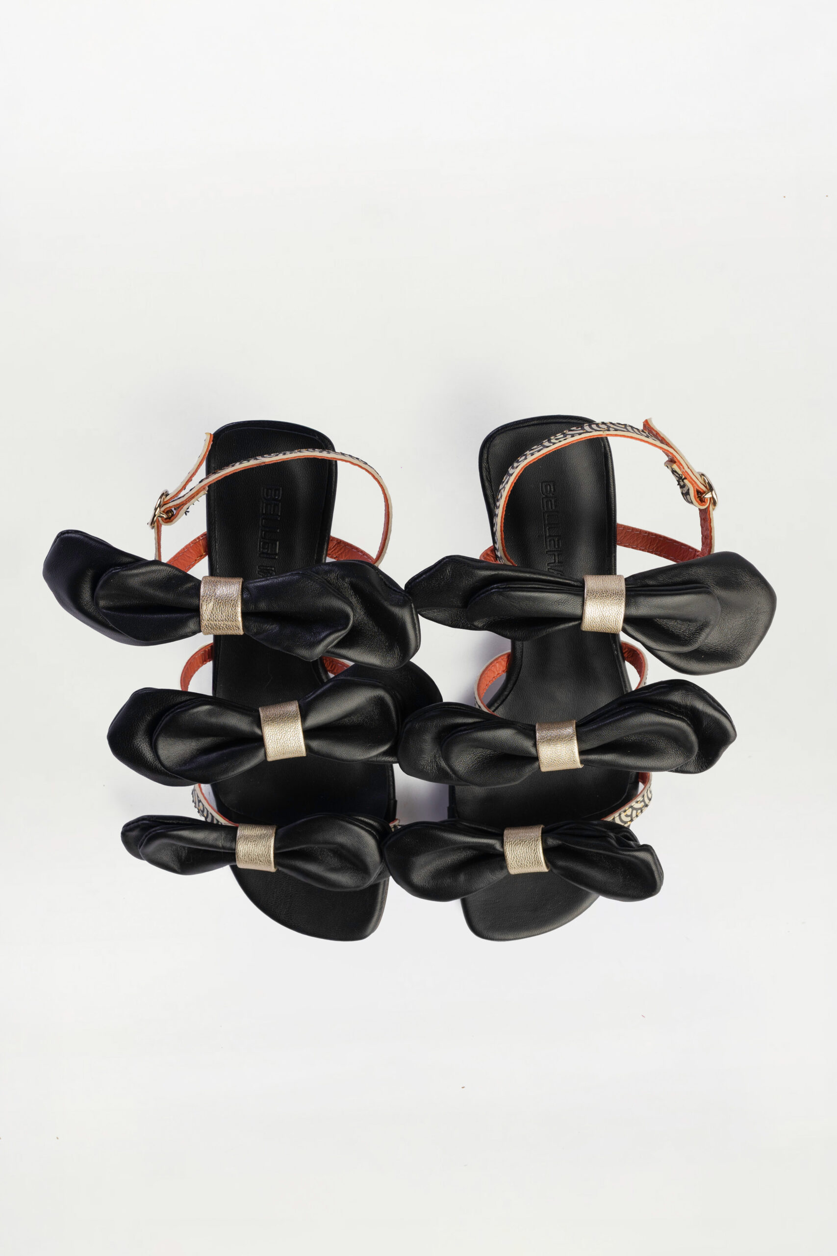 Sandalia de tacón slingback Boucle negro - Imagen 4