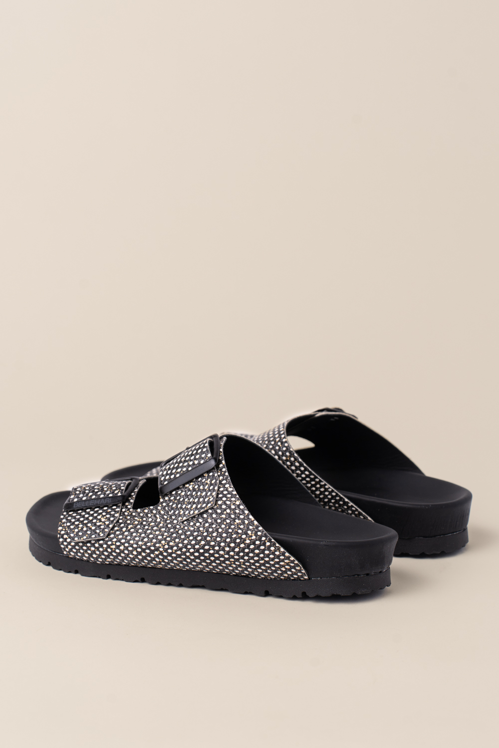 Sandalia Ellis negro blanco - Imagen 3