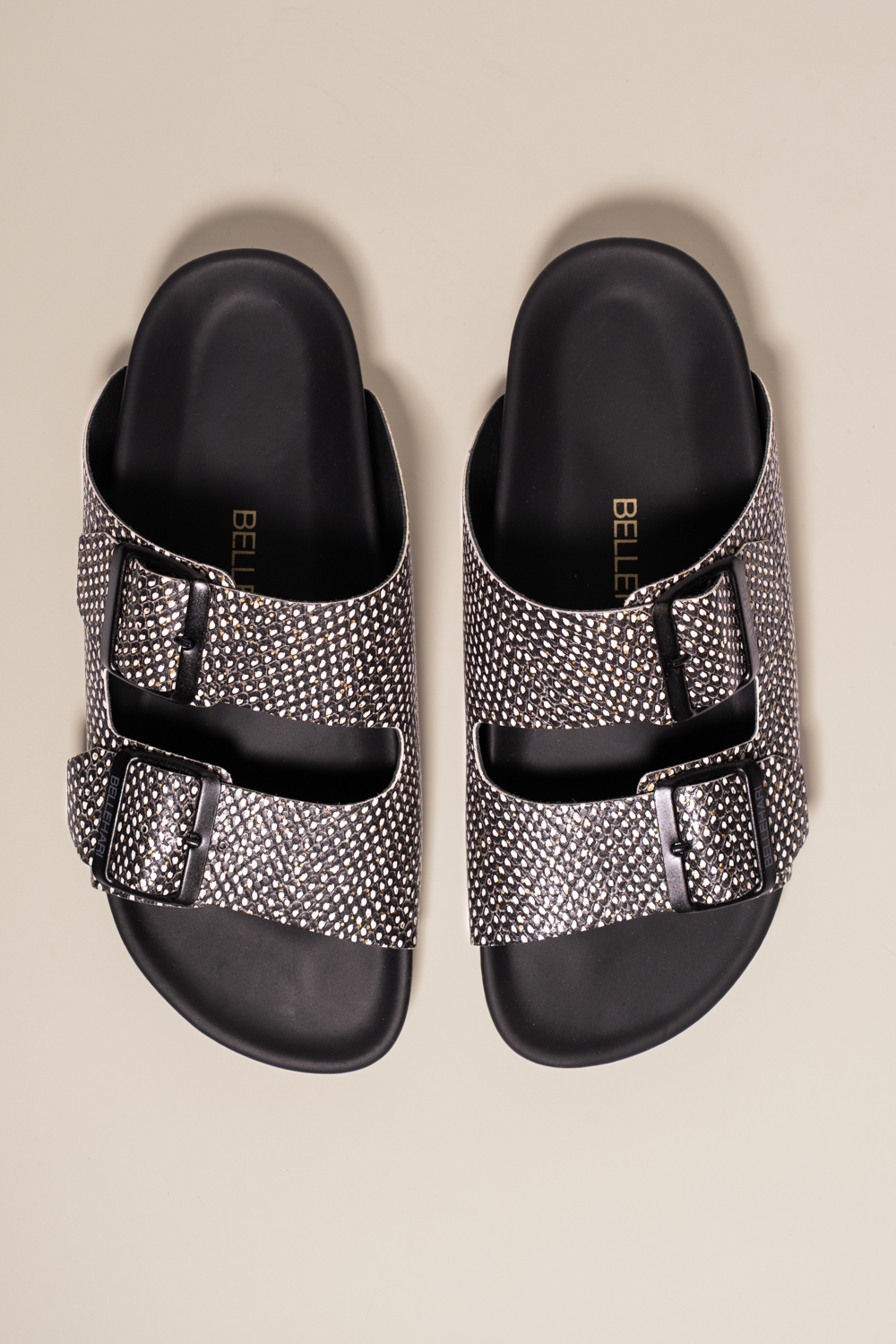 Sandalia Ellis negro blanco - Imagen 4
