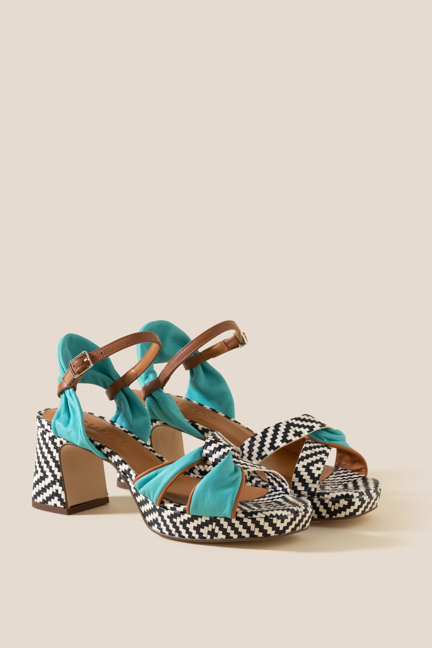 Sandalia Delacroix Turquesa - Imagen 2