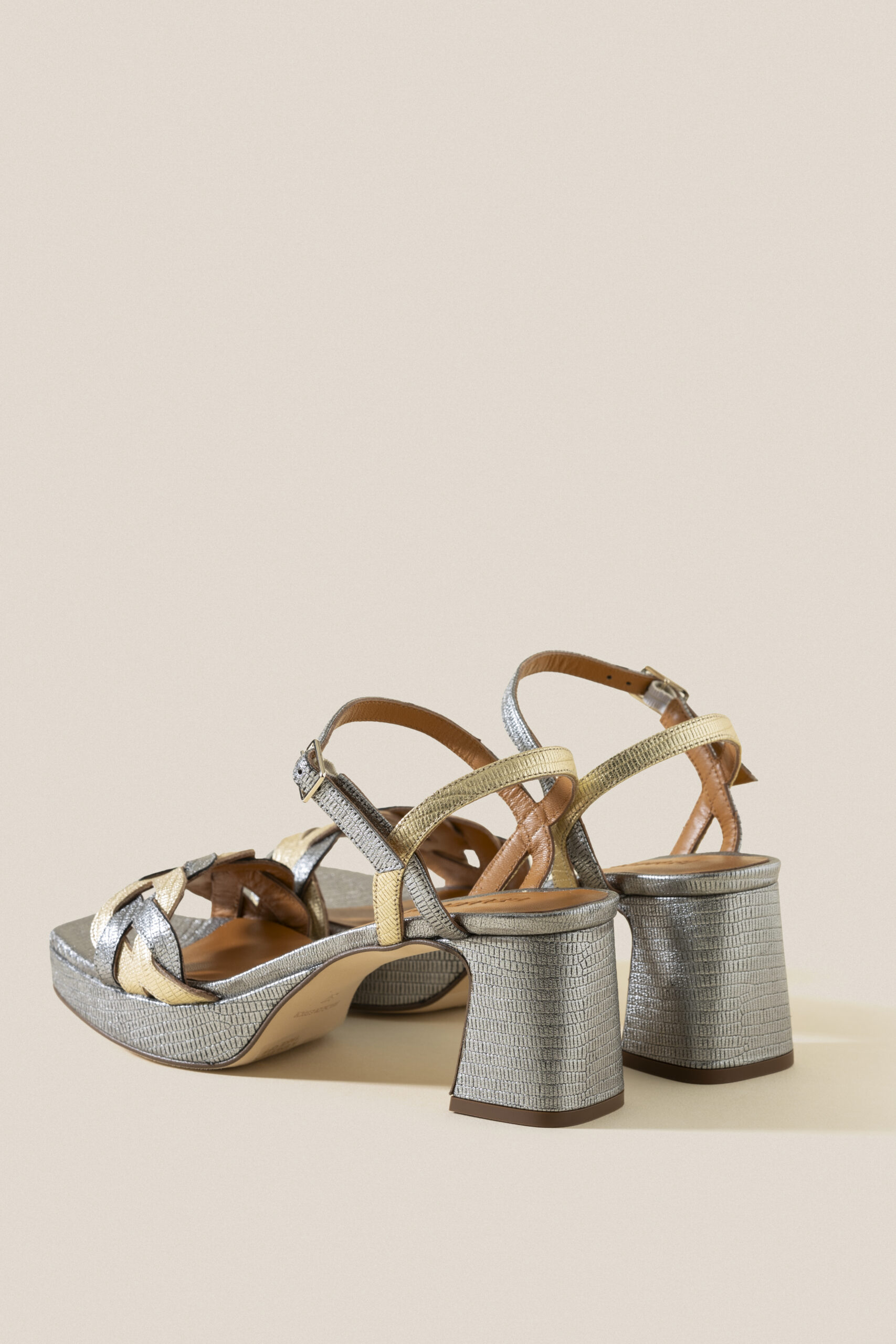 Sandalia Vicent Oro - Imagen 3